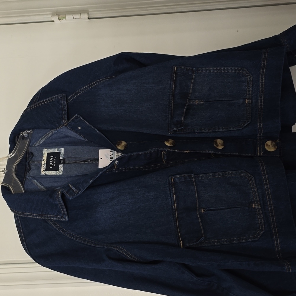 Curve Classic Indigo Shirt Jacket